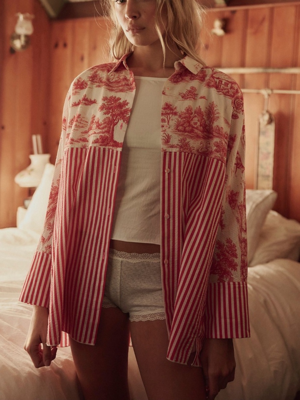 NWT Intimately Free People Room Service Shirt